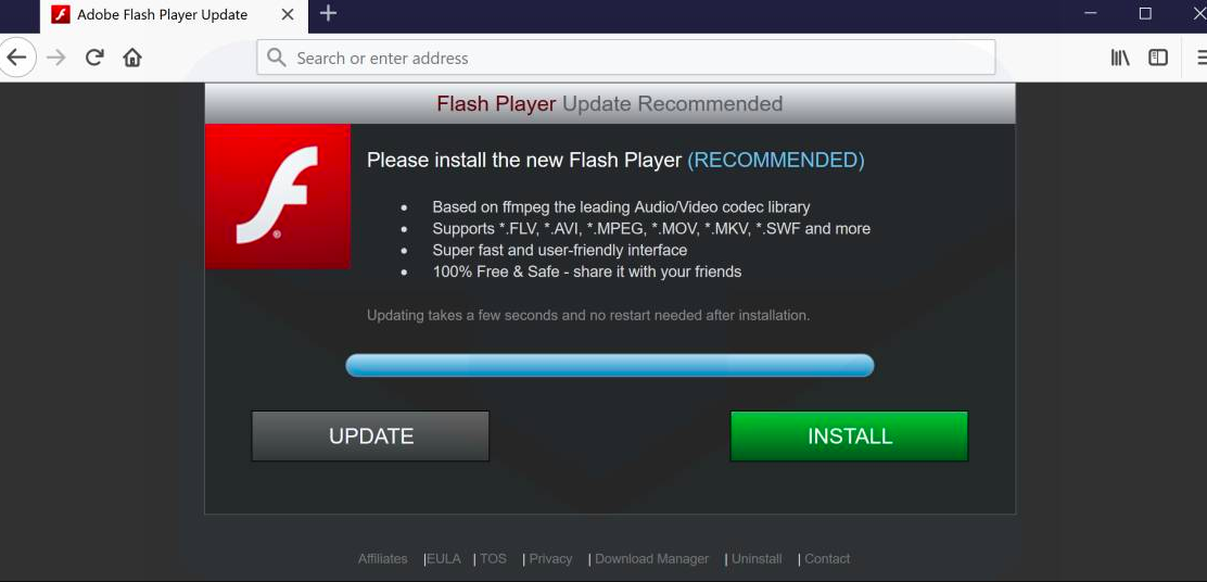 Update Flash player
