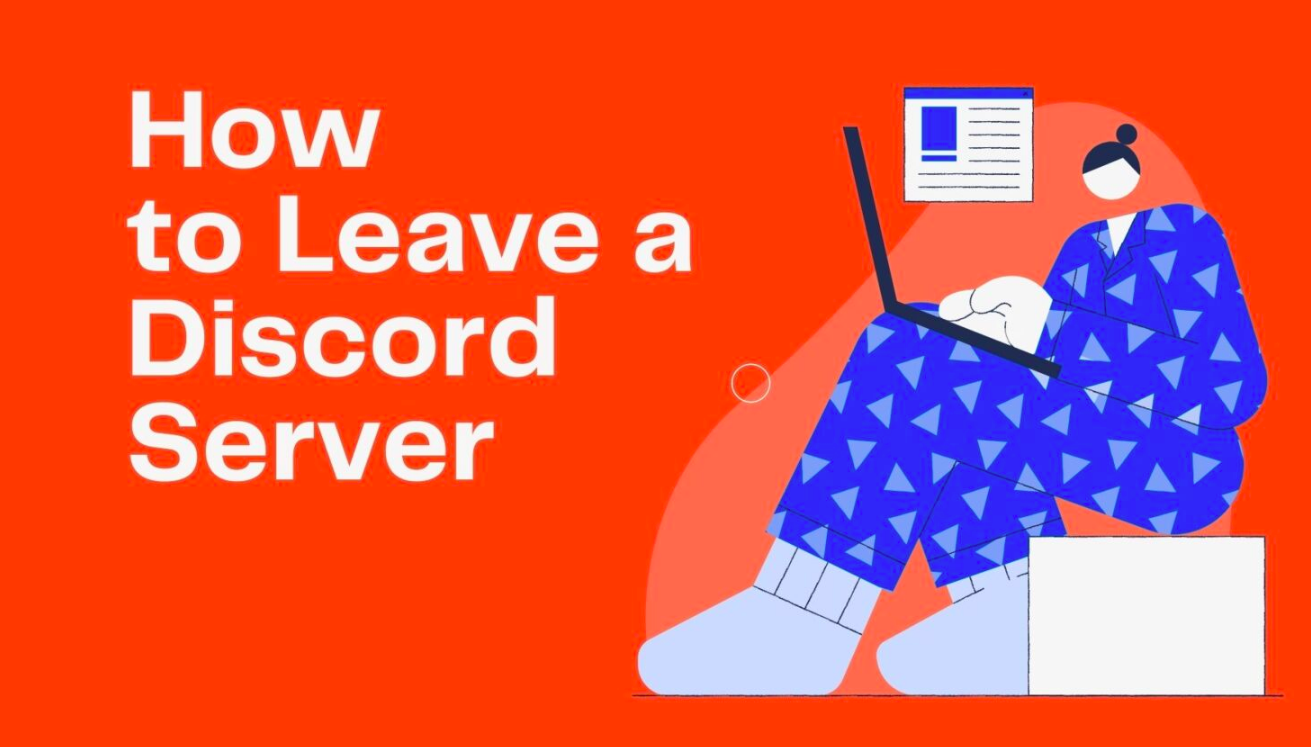 how to leave discord server